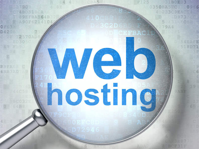 web hosting under magnification